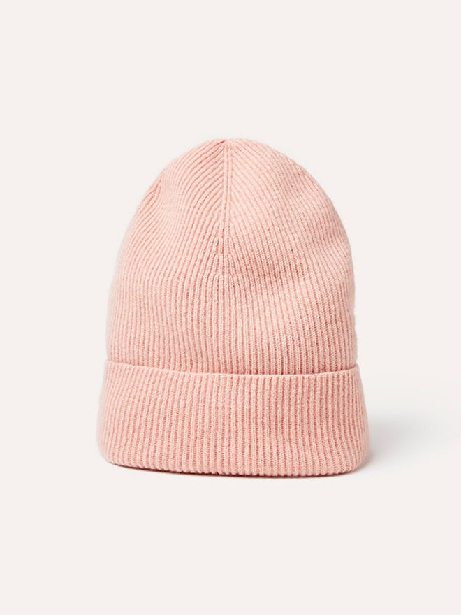 Cashmere Rib Beanie