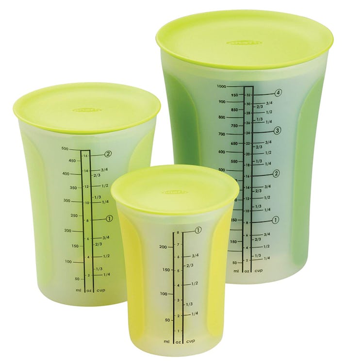 Chef'N SleekStor Pinch + Pour Measuring Beaker Set (3 Pieces)