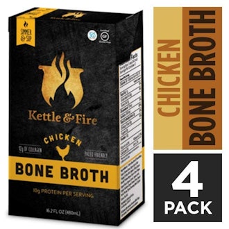 Kettle and Fire Chicken Bone Broth (Pack of 4)