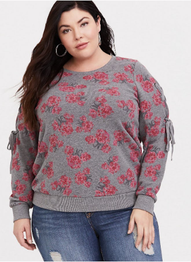 Disney Minnie Mouse Floral Pullover 
