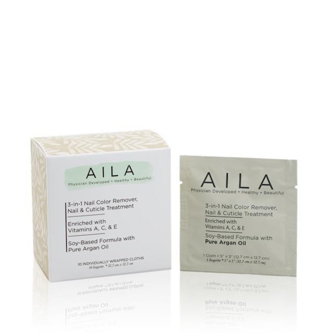 3-in-1 Soy-based Nail Color Remover Wipes