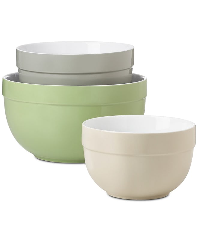 Martha Stewart Collection Farmhouse Collection 3-Pc. Mixing Bowl Set, Created for Macy's