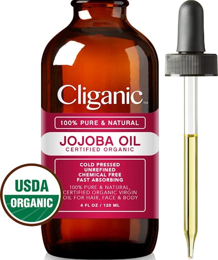 4- USDA Organic Jojoba Oil, 100% Pure (4oz Large) زيت لعلاج الشعر التالف والمتقصف