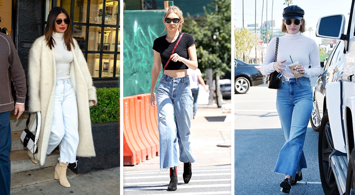 7 Wide-Leg Jeans You Need To Try The Denim Trend Priyanka Chopra, Gigi  Hadid, & Lucy Hale Love