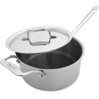 All-Clad d5 Brushed Stainless Steel Three Quart Saucepan