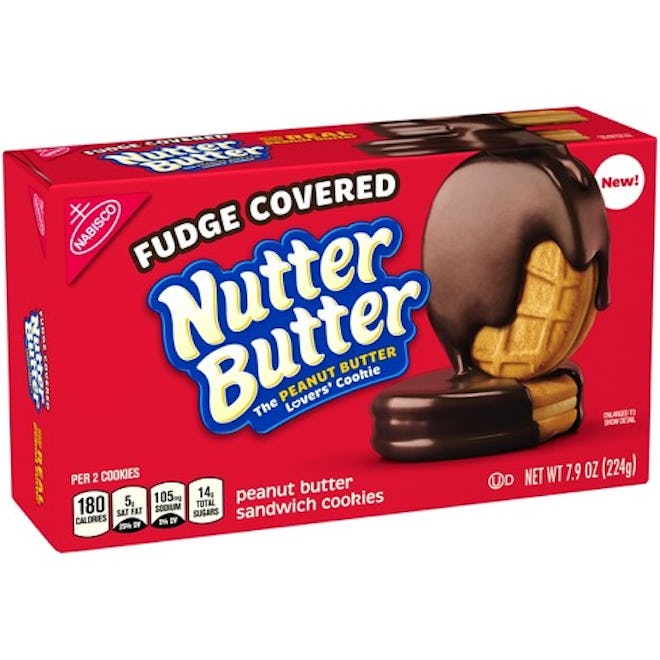 Nutter Butter Fudge Dipped Peanut Butter Cookies