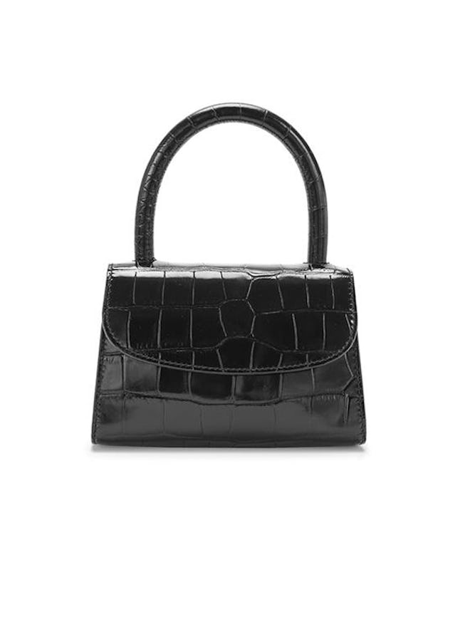 Mini Bag In Black Croco