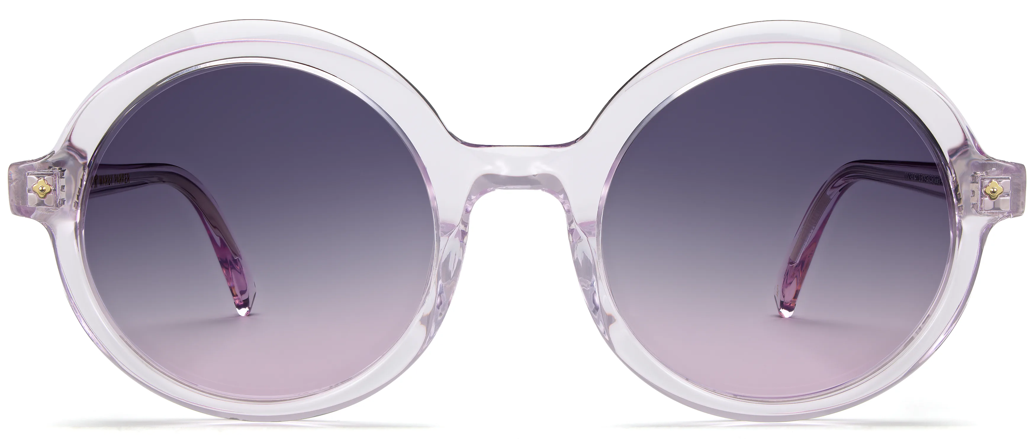 RARE LEITH X Warby Parker Rare Round Sunglasses with Gradient Violet Lenses Leith Clark Just Launched Another Line Of Eyewear With Warby  main image 4