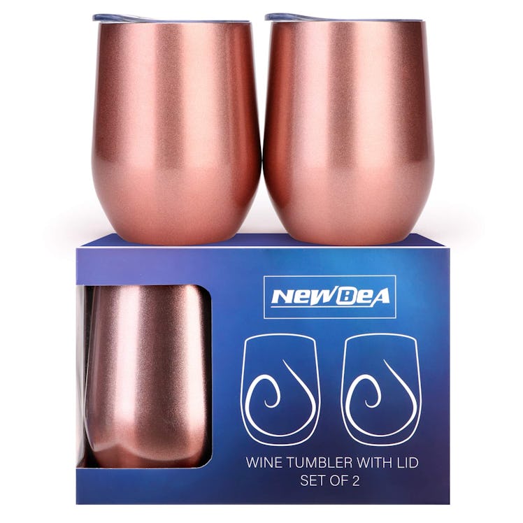 NEWBEA Wine Tumblers (2 Pack)