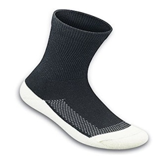 These socks are made with brushed bamboo to limit friction on the interior of the sock and keep your...