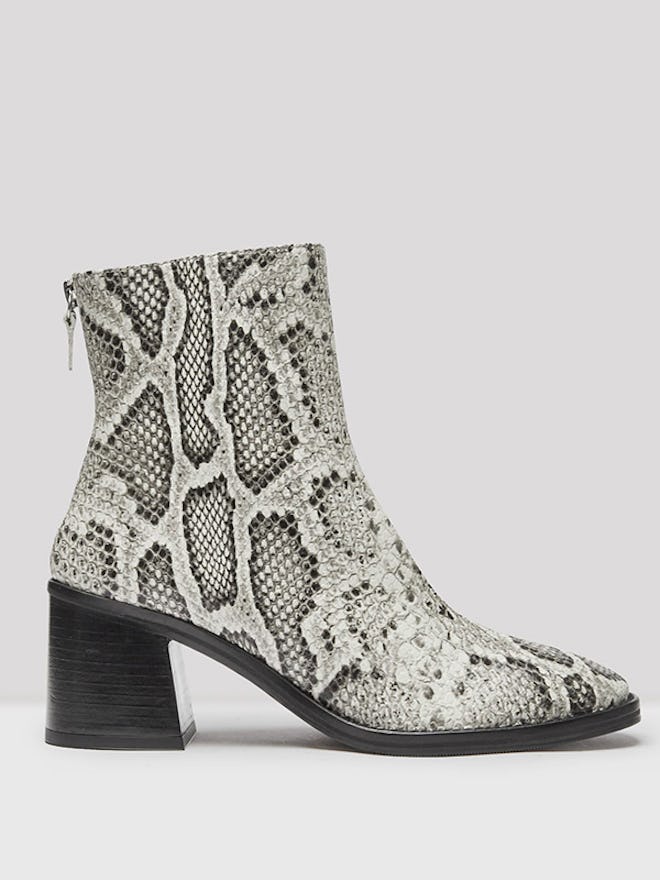 Cybil Roccia Snake Leather Boots