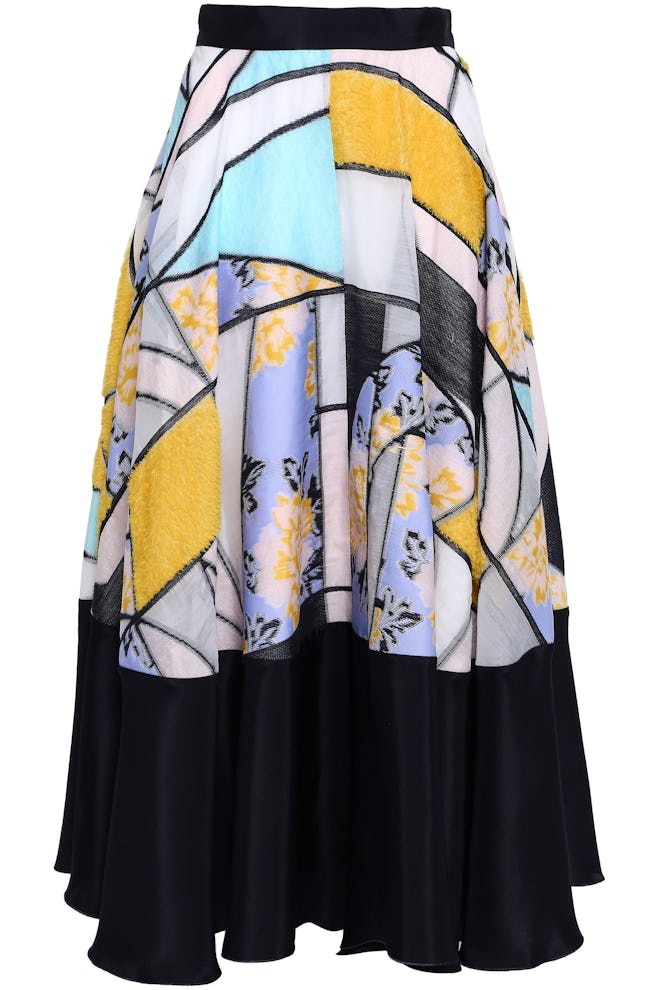 Roksanda Silk-blend Jacquard Midi Skirt