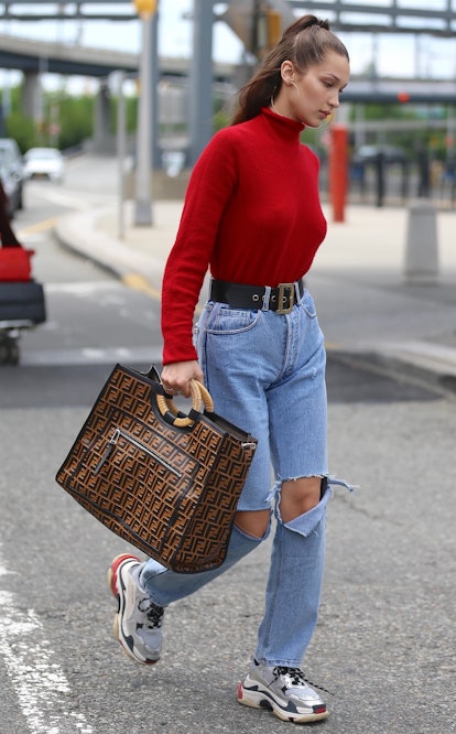 Bella Hadid Has the Simplest Styling Trick for Surviving Fashion