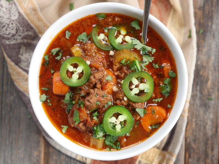 15 Kid Friendly Crock Pot Recipes For Your Super Bowl 2019 Party   C3f8c2c4 2175 47be 9598 B89238f7a98f Whole30 Beef Chili Recipe 