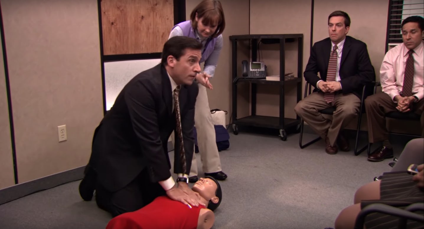 An 'Office' Fan Used The CPR Techniques From "Stress Relief" To Help A