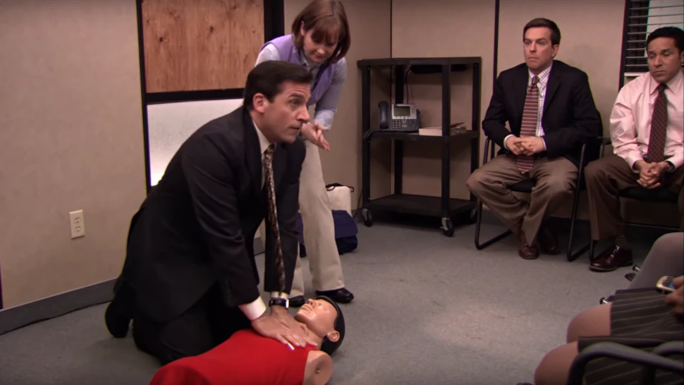 Cpr Scene An 'Office' Fan Used The CPR Techniques From