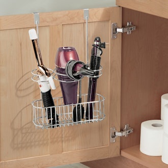 mDesign Over-The-Cabinet Hair Tools Organizer