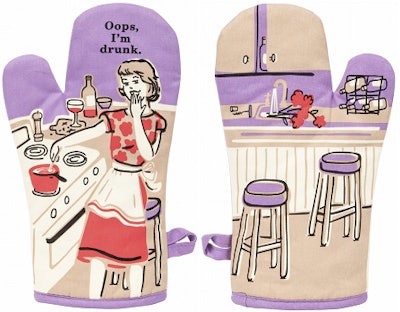 "Oops I'm Drunk" Oven Mitts