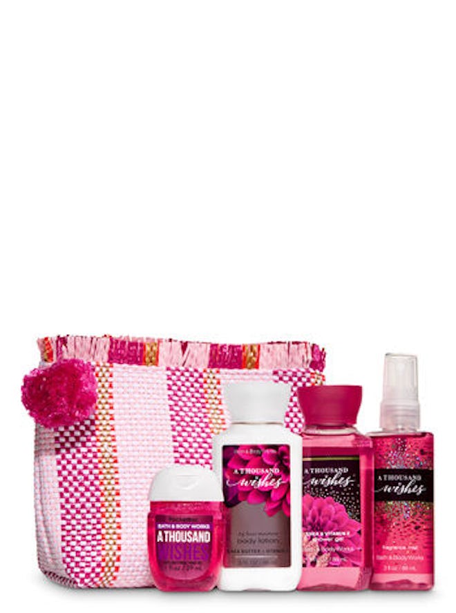 A Thousand Wishes Woven Cosmetic Bag Gift Set