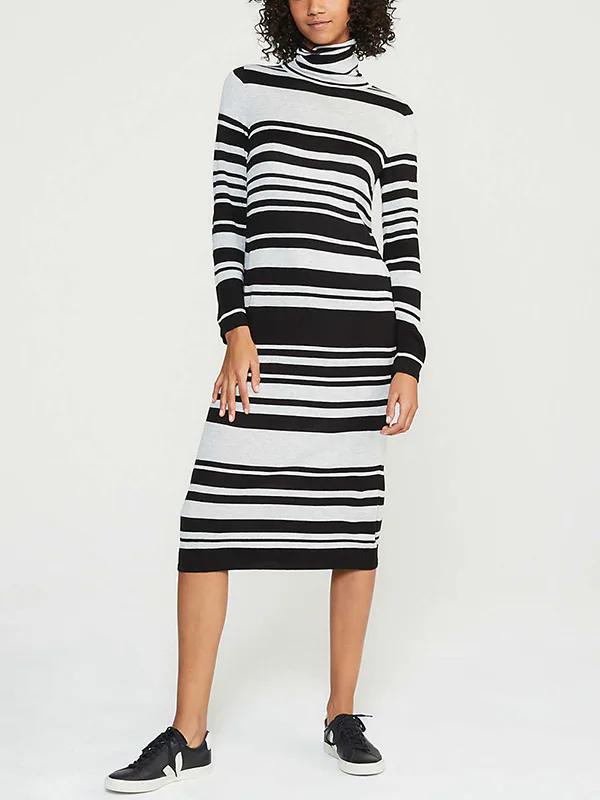 Jennifer Lopez's Turtleneck Sweater Dress Offers An Easy Way To Look Cozy &  Chic