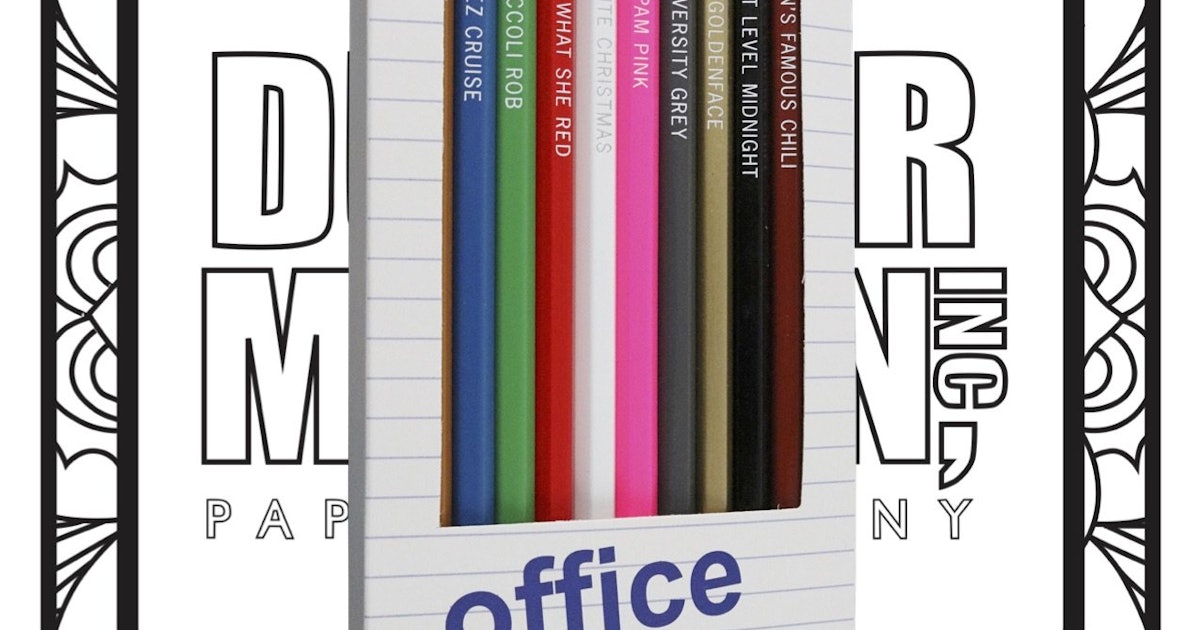The Office Colors Pages Bundle