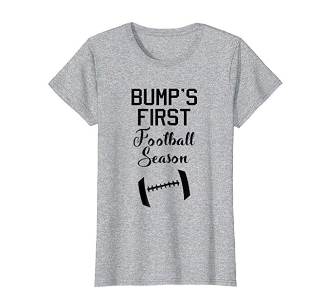 Baby Bump's First Football Season Maternity T-Shirt