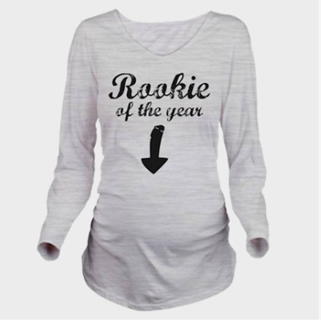 Rookie Of The Year Long Sleeve Maternity T-Shirt