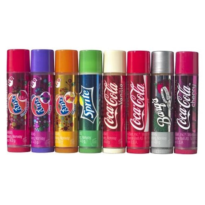 Lip Smackers: Coca-Cola, Fanta, Sprite, Barq's (Set of 8)