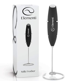 Elementi Milk Frother With Stand