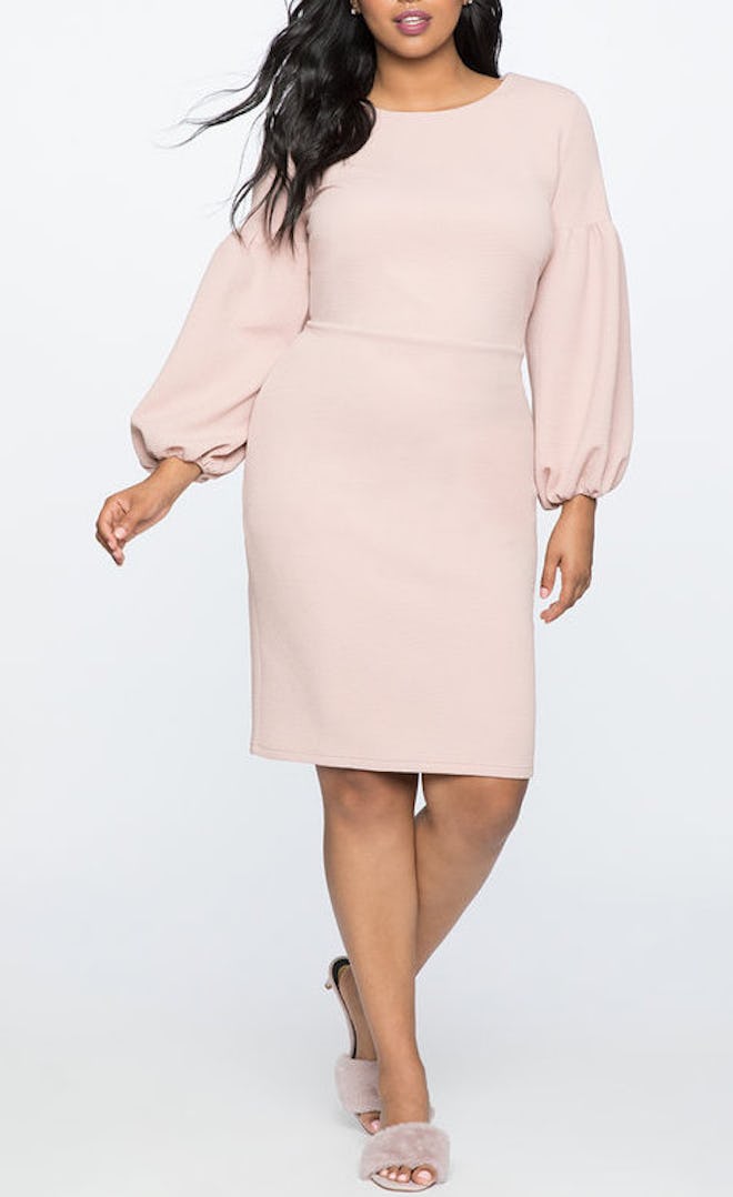 Puff Sleeve Bodycon Dress