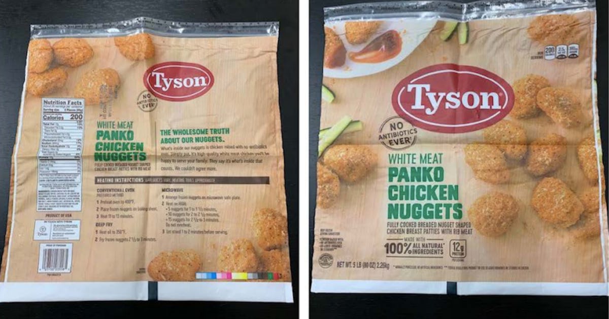 are tyson chicken nuggets bad for you