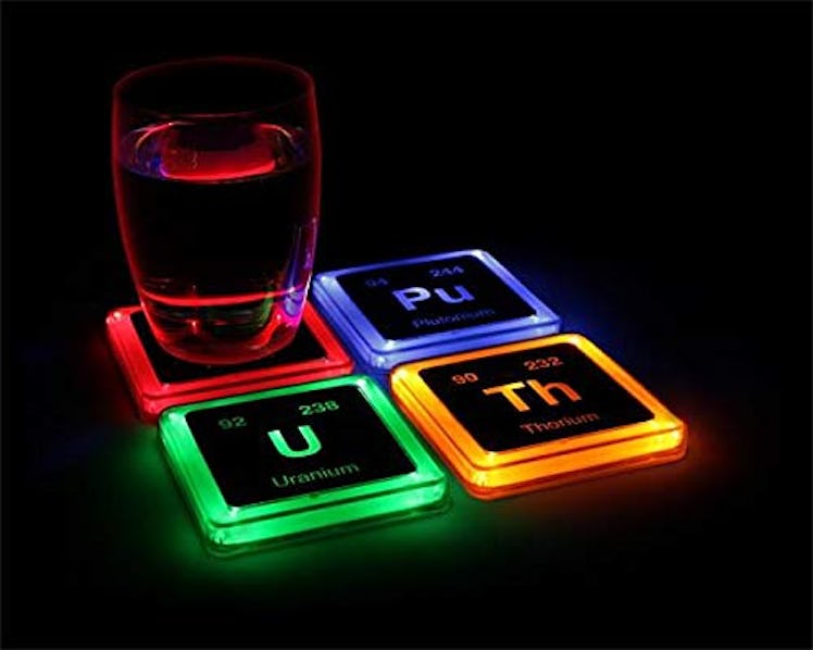 ThinkGeek Glowing Coaster Set