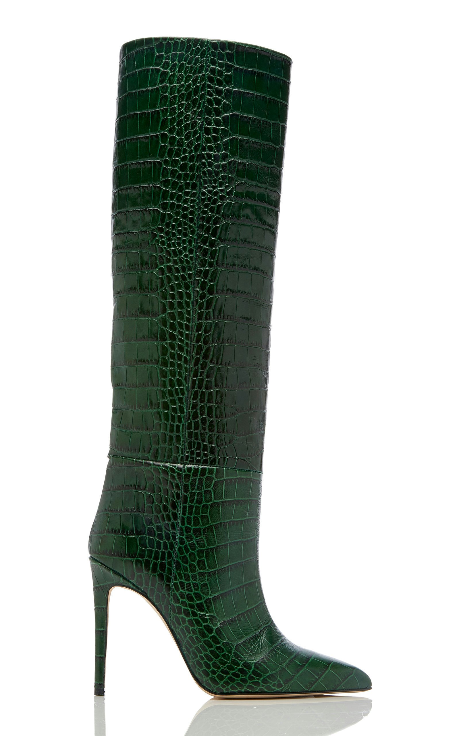 faux croc boots