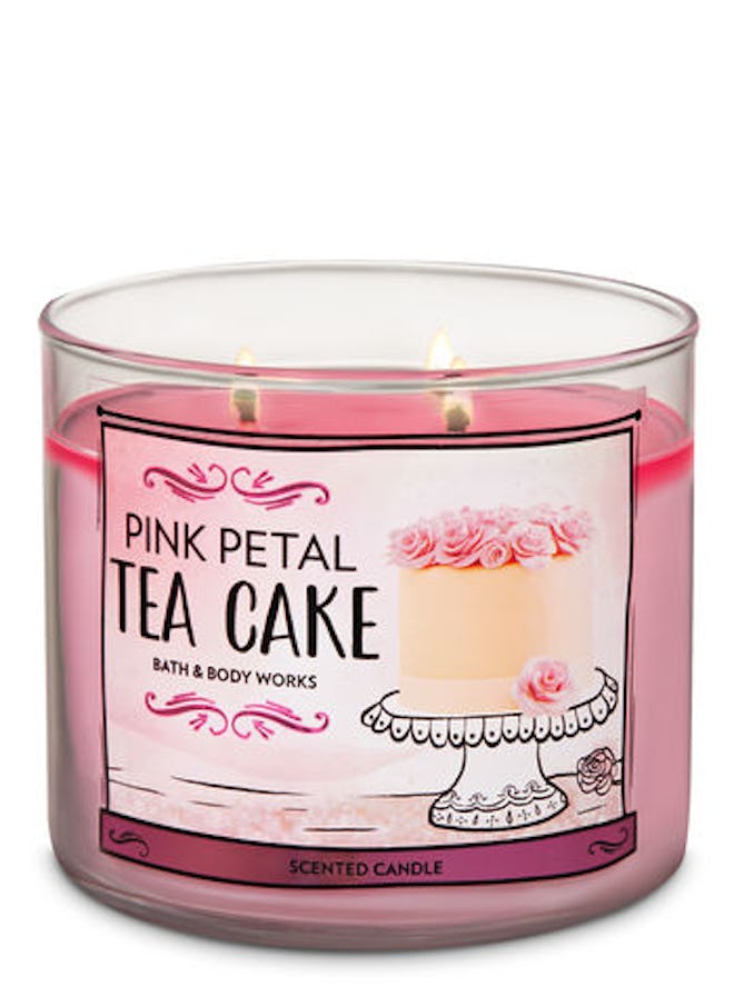 Pink Petal Tea Cake 3-Wick Candle
