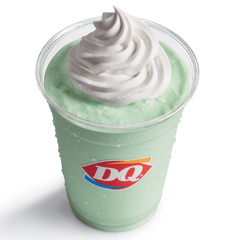 Dairy Queen's New Mint Shake Is Hand-Blended With Vanilla Soft Serve