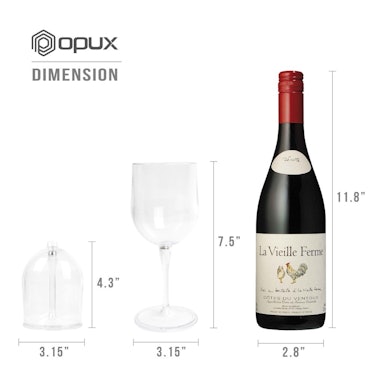 OPUX Portable And Collapsible Wine Glass