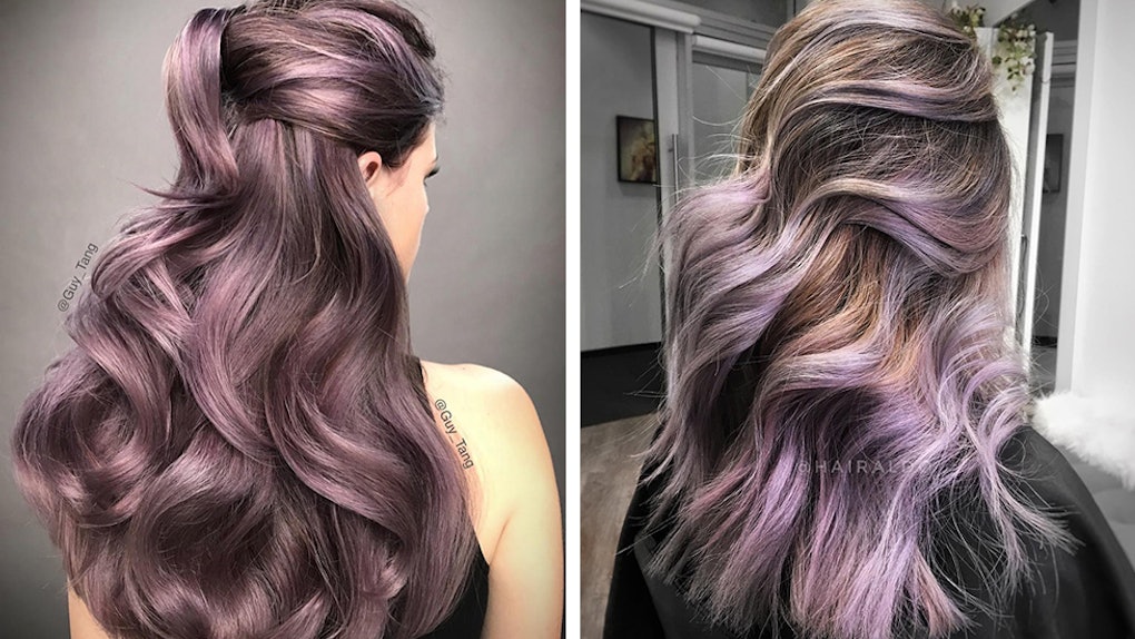 These Photos Of Chocolate Lilac Hair Are All The Inspiration You