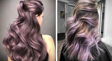 These Photos Of Chocolate Lilac Hair Are All The Inspiration You Need For  Your Next Dye Job