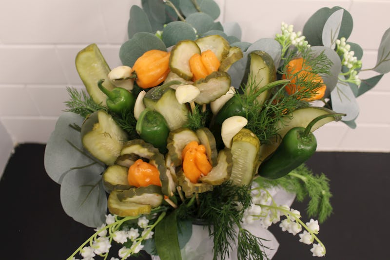 This Pickle Bouquet From Grillo's Pickles Is Redefining Valentine's Day