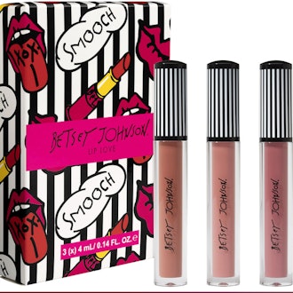 Betsey Johnson Lip Love Long Lasting Matte Liquid Lip Color Nude Color Kit