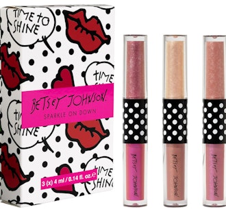 Betsey Johnson Sparkle On Down Double-Ended Lip Gloss