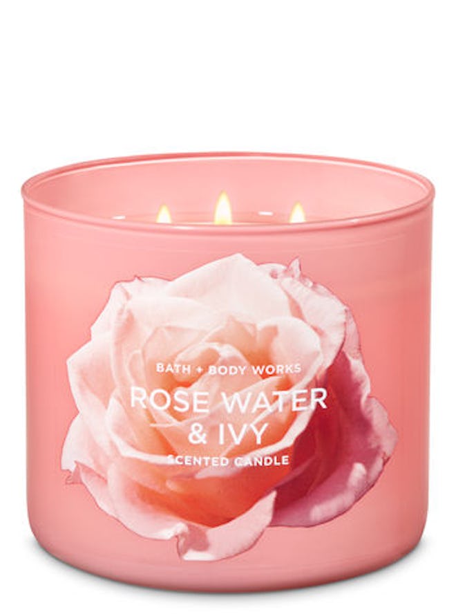 Rose Water & Ivy 3-Wick Candle