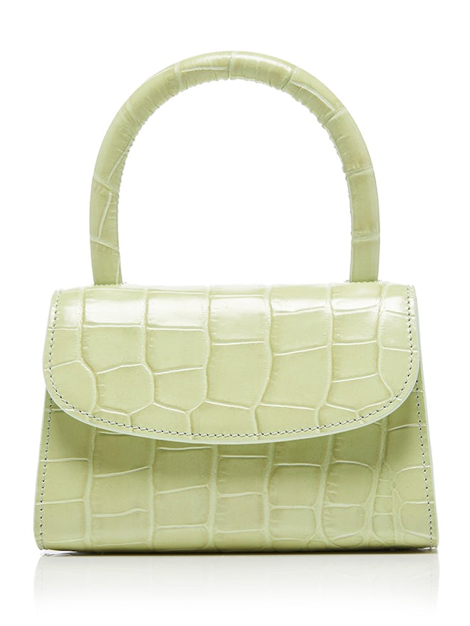 Mini Croco Embossed Leather Bag