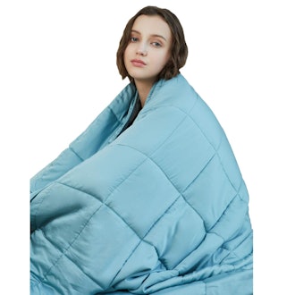 YnM Cooling Weighted Blanket, 60 by 80 inches, 20 pounds
