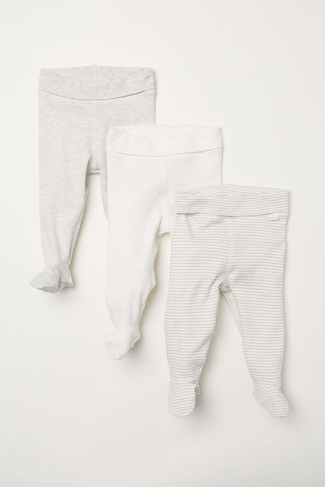 3-pack Pants with Feet