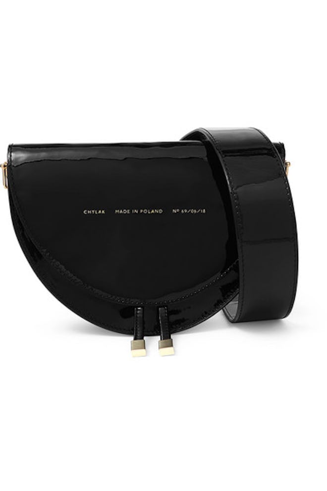 Chylak Patent-Leather Shoulder Bag