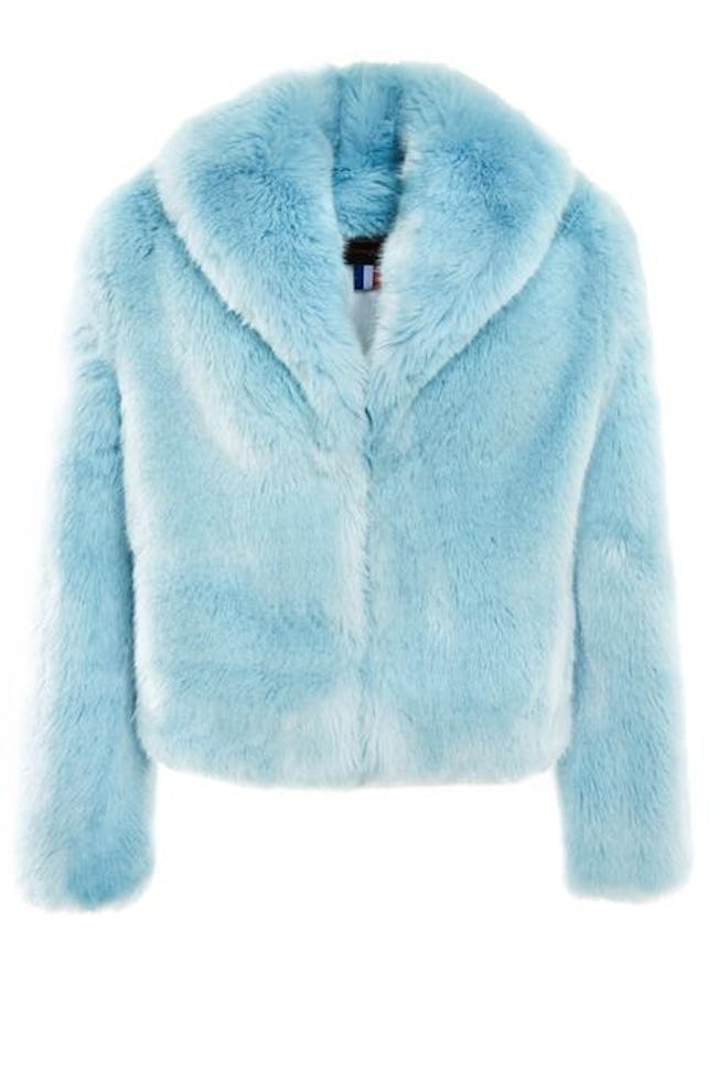 Erelle Blue Heaven Faux Fur Jacket