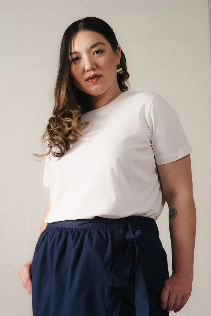 sachin and babi light blue dress 4 Ways To Wear T-shirts In Winter? — The Fashion Tag Blog main image 0