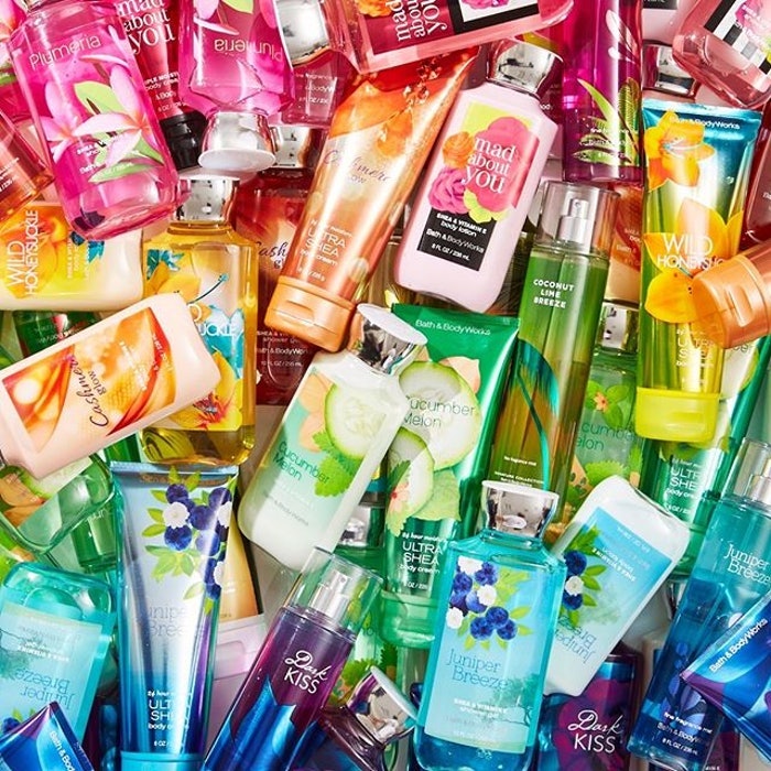 Retired fragrances from 2025 bath and body works