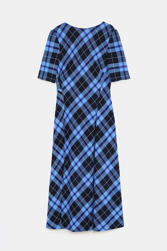 Plaid Print Dress